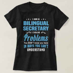Camiseta Secretário Bilíngue
