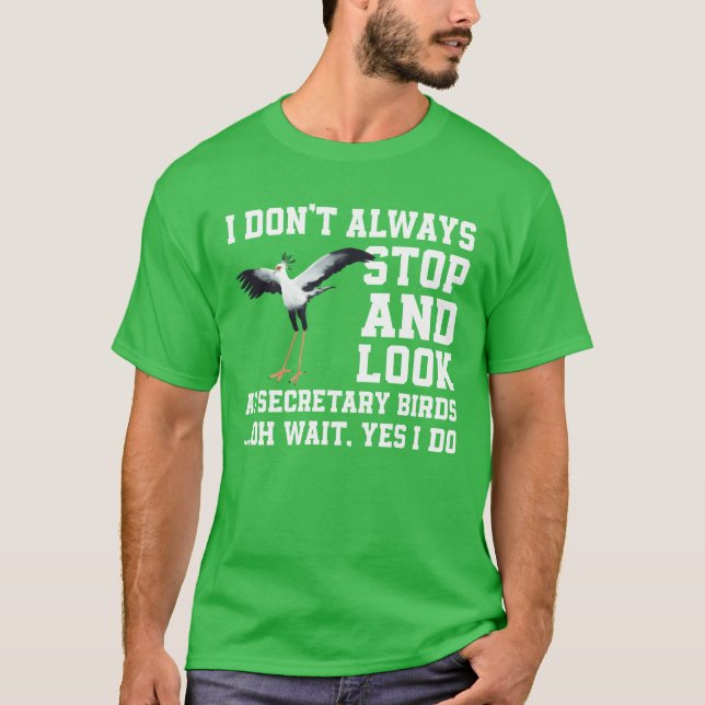 Camiseta Secretário Bird Lover Retro (Frente)