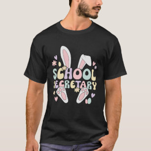 Camiseta Secretário da Escola de Coelhinhos da Páscoa Eas