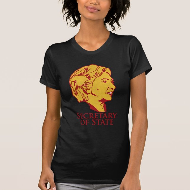 Camiseta Secretário de Hillary Clinton de estado - (Frente)