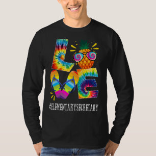 Camiseta Secretário elementar Love Pineapple Summer Off Dut