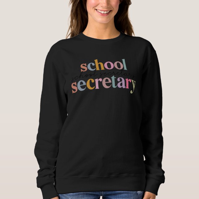 Camiseta Secretário Escolar  Equipe de Escritório Assistent (Frente)