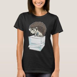 Camiseta Secretário Hedgehog Pilha de papéis
