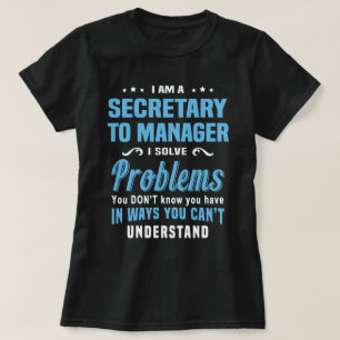Camiseta Secretário para Gerente