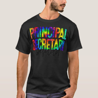 Camiseta Secretário Principal de Volta à escola para profes