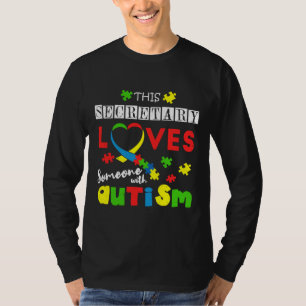 Camiseta Secretário Quebra-cabeça Especial Atenção ao Autis