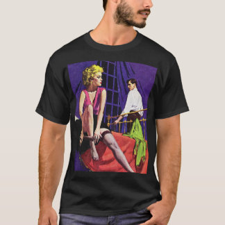 Camiseta Secreto Amantes Vintage Pulp Magazine Cobrir Art