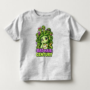 Camiseta Século de Cabelo Ruim – Medusa Fofa Mitologia Greg
