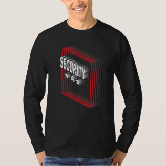 Camiseta Security Job Title Appreciation Retro