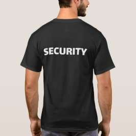Camiseta SECURITY - Tipografia Minimalista de Streetwear De