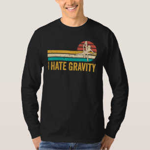 Camiseta Seda Aérea Aerialista Odeio Gravidade 1
