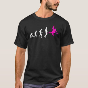 Camiseta Seda aérea Evolução Seda aérea Acrobacia
