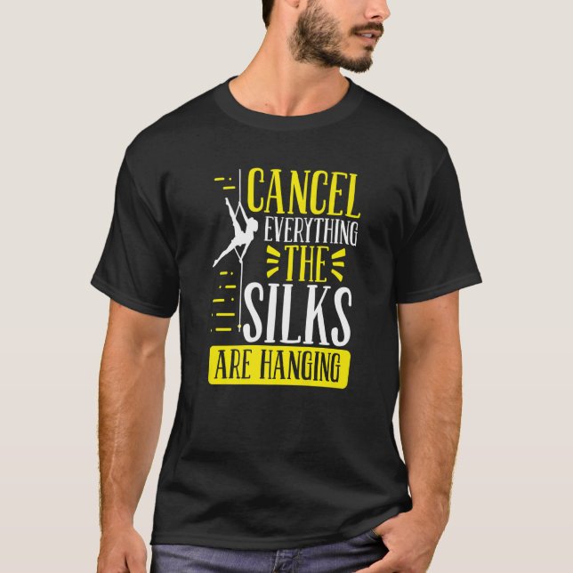 Camiseta Seda aérea para o circo aéreo em árvore Dancer Aer (Frente)