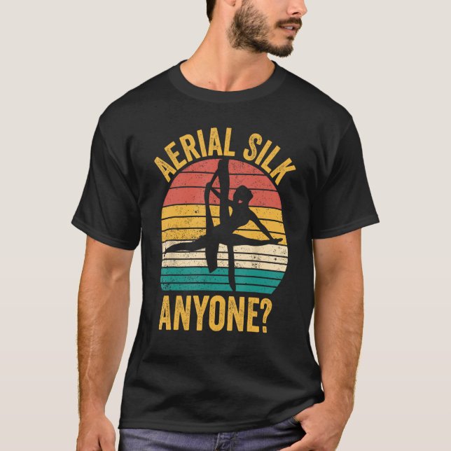 Camiseta Seda aérea, qualquer um erialista (Frente)