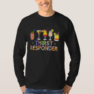 Camiseta Sede Resposta Resposta Resposta Funny Bartender Mi