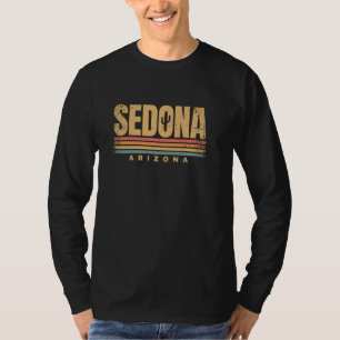 Camiseta Sedona Arizona AZ Cactus Desert Retro Vintage
