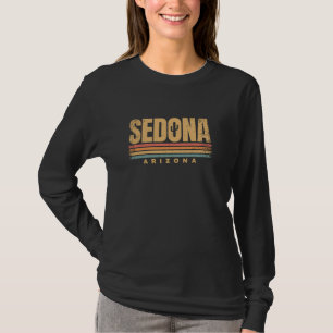 Camiseta Sedona Arizona AZ Cactus Desert Retro Vintage