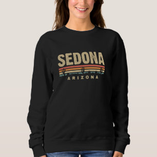 Camiseta Sedona Arizona AZ Cactus Desert Souvenir Retro Vin