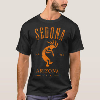 Camiseta Sedona Arizona Kokopelli Souvenir Desenho em Desca