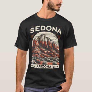 Camiseta Sedona Az Hiking Outdoors Mountain Sedona Usa Retr