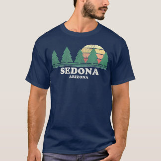 Camiseta Sedona AZ Vintage Throwback Tee Retro 70s Design