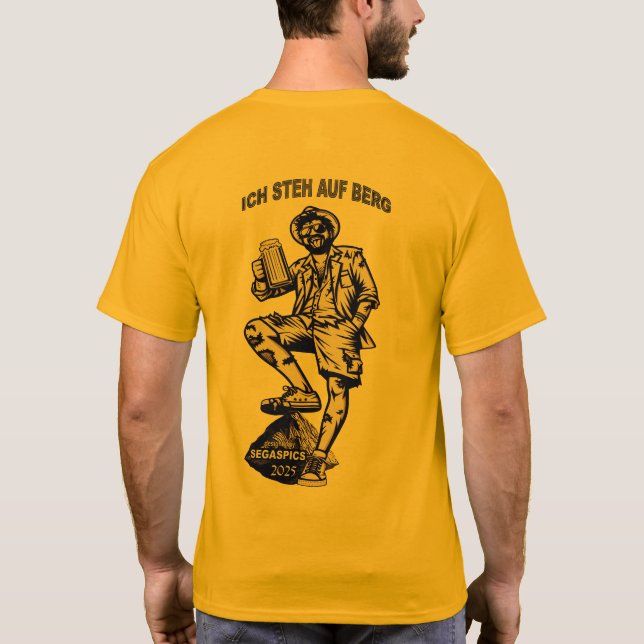 Camiseta Segaspics - Ich steh auf Berg und Bier (Verso)