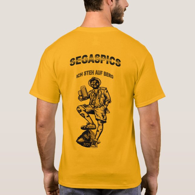 Camiseta Segaspics - Ich steh auf Berg und Bier (Verso)
