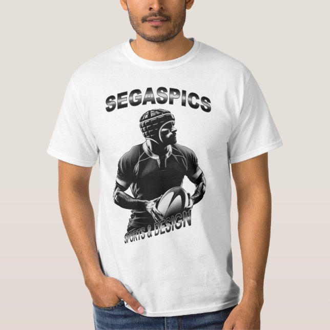 Camiseta Segaspics Sport und Design - Rugby Football (Frente)