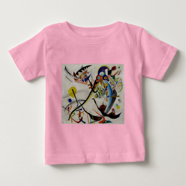 Camiseta Segmento Azul de Kandinsky (Frente)