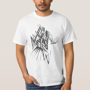 Camiseta Segmentos Preto Branco Arte Tribal Tatuagem Abstra