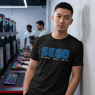 Camiseta SEGO Sambel Mak Yeye - Logotipo de Marca Paródia J