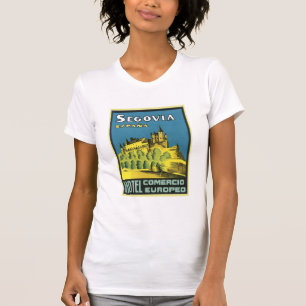 Camiseta Segovia Espana Hotel Comercio Europeo