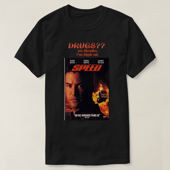Camiseta Segredo Keanu Art Reeves Gifts Filme Ventilador (Frente do Design)