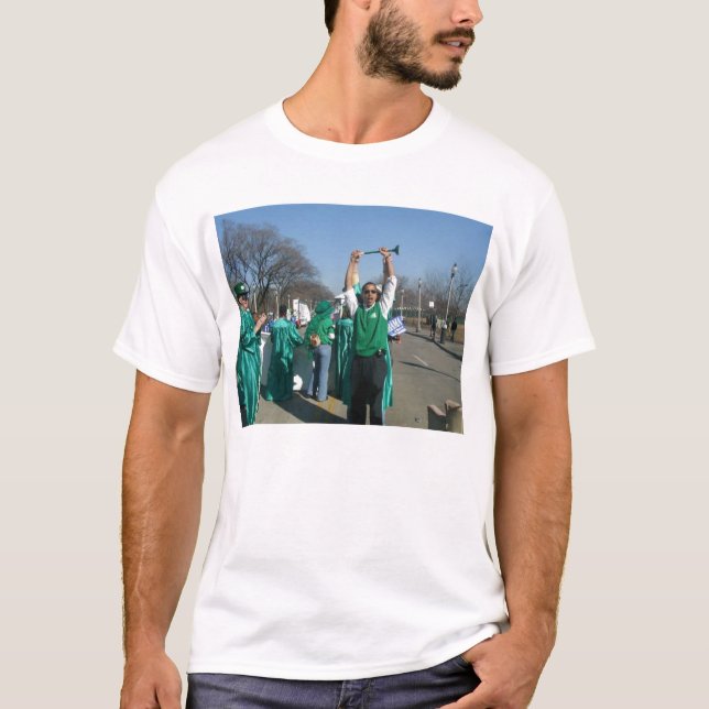 Camiseta Segue-Bama março (de Obama) com as guardas (Frente)