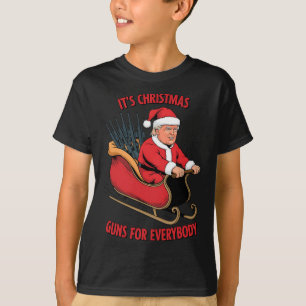 Camiseta Segunda Alteração Trump As Papais noeis Natal