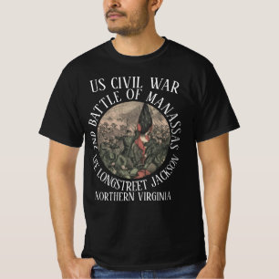 CAMISETA SEGUNDA BATALHA DE MANASSAS, POPE DA GUERRA CIVIL