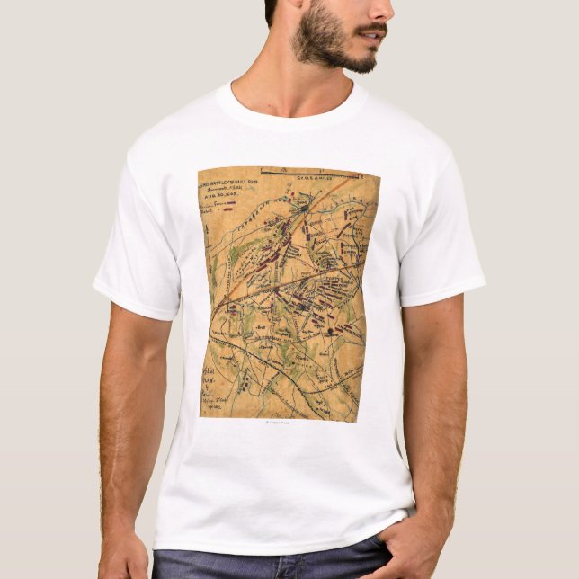 Camiseta Segunda batalha do funcionamento de Bull (Frente)