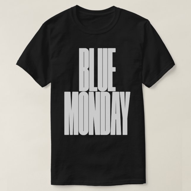 CAMISETA SEGUNDA-FEIRA AZUL (Frente do Design)