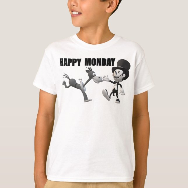 Camiseta Segunda-feira feliz (Frente)