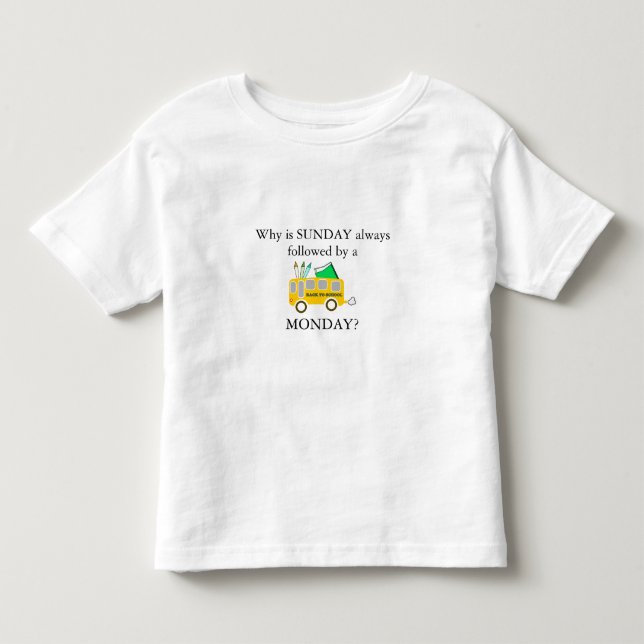 Camiseta Segunda-feira Triste (Frente)