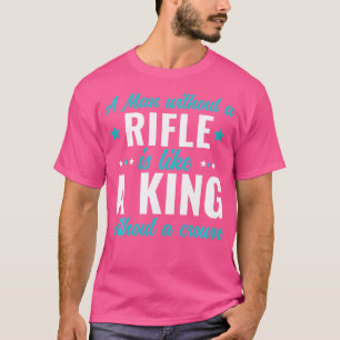 Camiseta Segundo Alteração Rifle Caça Um Homem Sem Rifle