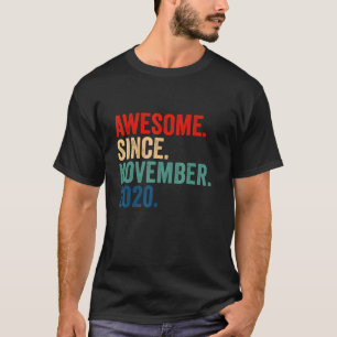 Camiseta segundo aniversário 2 Anos Espetacular Desde 20 De