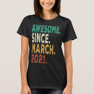 Camiseta segundo aniversário 2 Anos Espetacular Desde Março