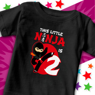 Camiseta segundo aniversário 2 anos Festa infantil Pequena