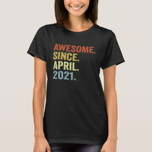 Camiseta segundo aniversário 2 de abril de 2021