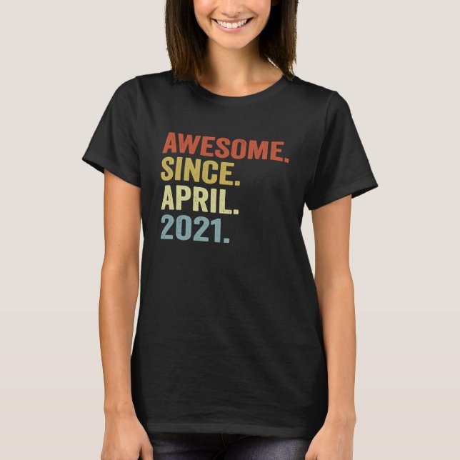 Camiseta segundo aniversário 2 de abril de 2021 (Frente)