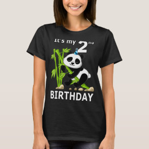 Camiseta segundo aniversário De 2 Anos De Festa Animal De F