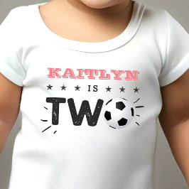 Camiseta Segundo aniversário de bola de futebol All-star