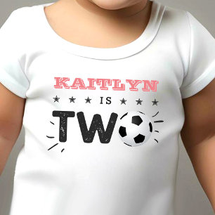 Camiseta Segundo aniversário de bola de futebol All-star