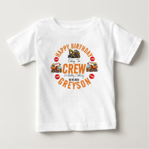 Camiseta Segundo aniversário de Bombeiros de Construção